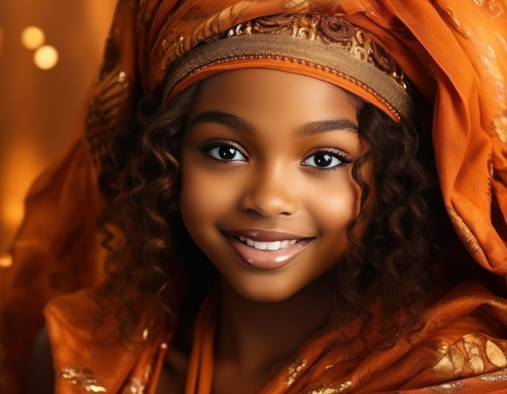 young african girl