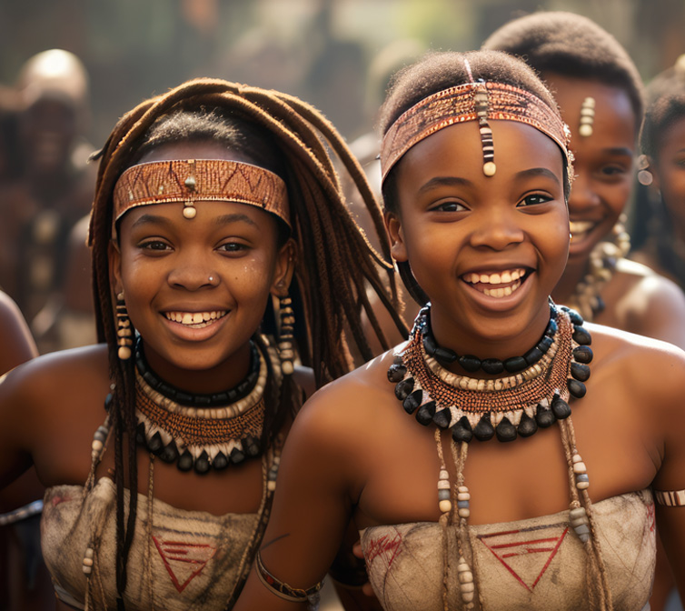young african girls